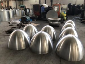 Metal Spun Pressure Vessel Heads - Stainless Steel